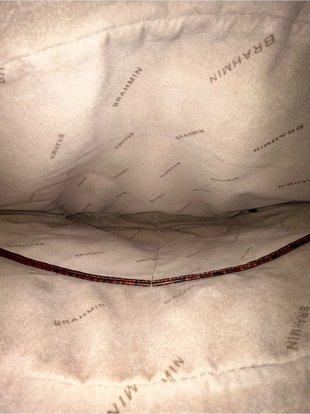 Brahmin Pecan Melbourne Convertible Laptop Bag
